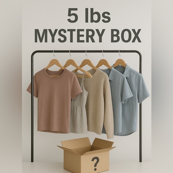5 lbs Mystery Box with Assorted Clothing - Picture 1 of 5